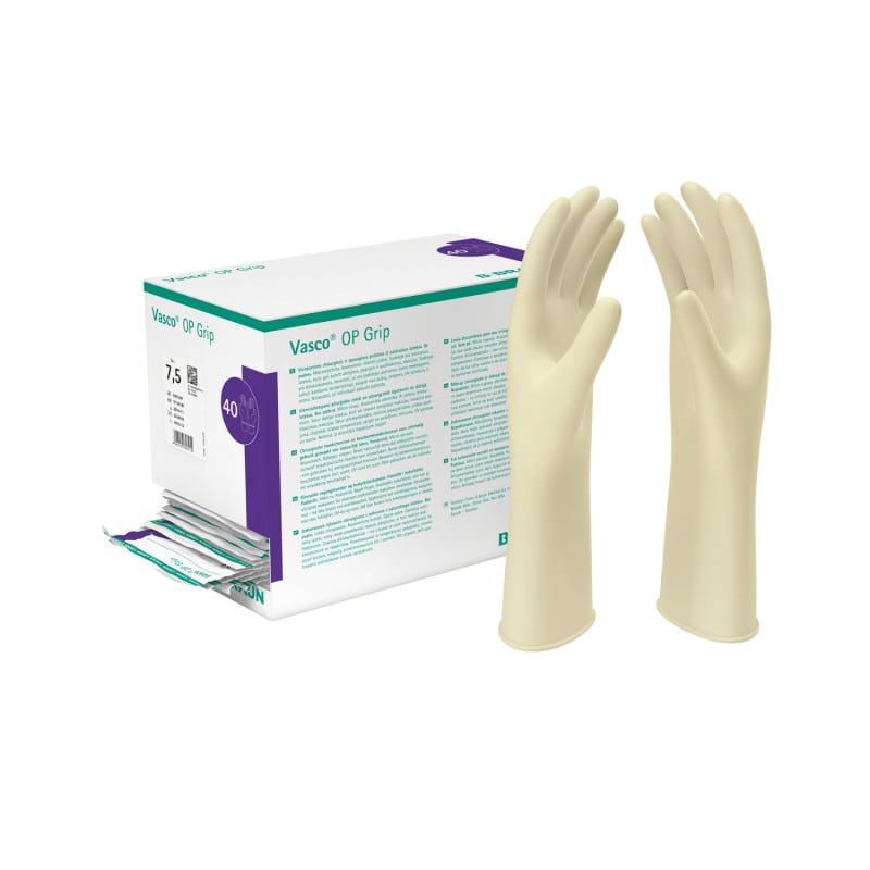 Vasco® OP Grip Latex Surgical Gloves 7.5 Medvana UK