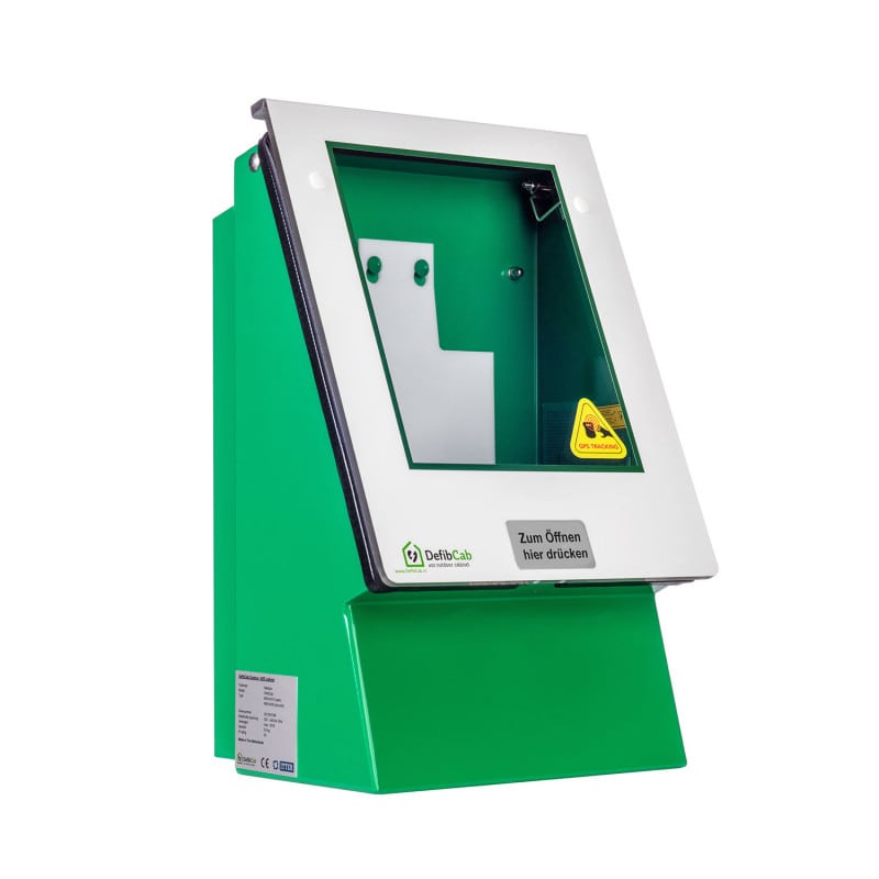 DefibCab Outdoor Defibrillator Cabinet with cylinder lock Medvana UK