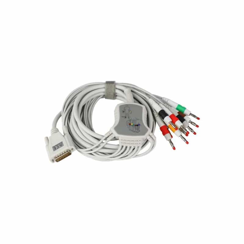 ECG Patient Cable snap type Medvana UK