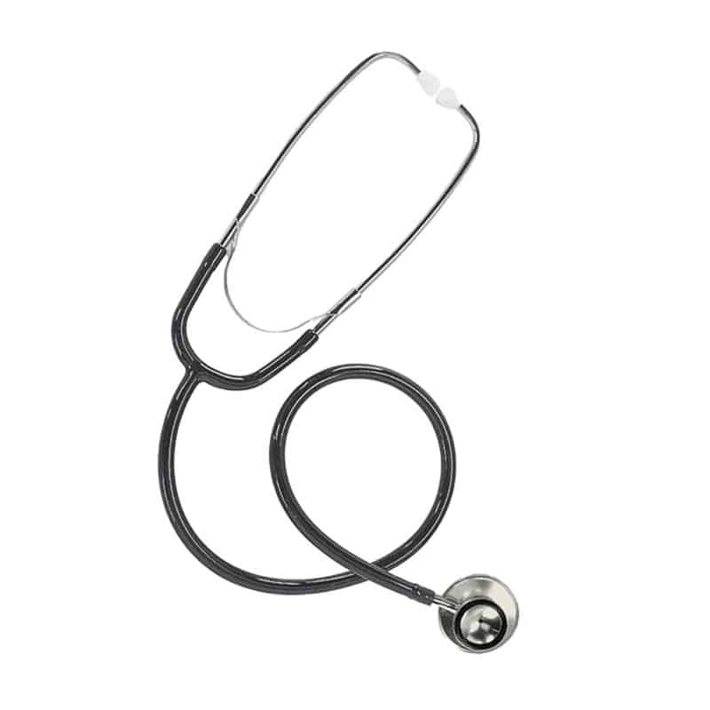 Lightweight Dual-Head Stethoscope black Medvana UK