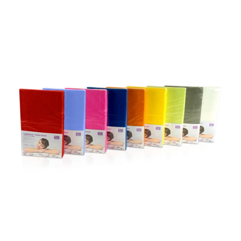 Terry Fitted Sheet for Exam & ECG Tables lime Medvana UK