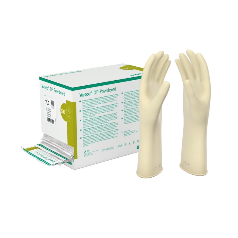 Vasco OP Powdered Surgical Gloves 7.5 Medvana UK