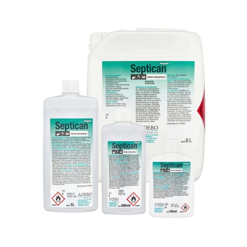 Septican Hand Disinfectant 1000 ml Medvana UK
