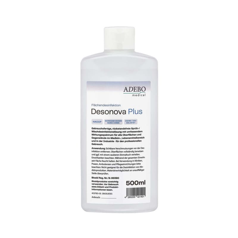 Desonova Plus Surface Disinfectant 1000 ml Medvana UK
