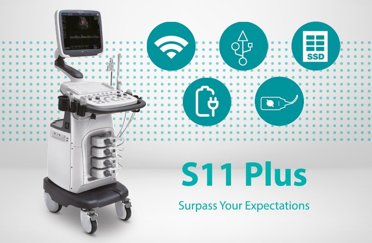 SonoScape S11 Plus ultrasound system without battery Medvana UK