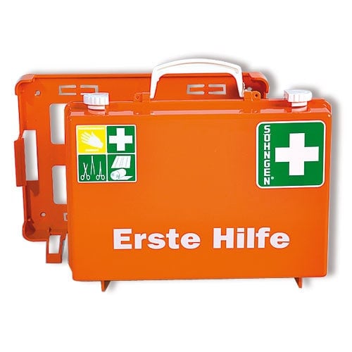 First aid bag with content yellow Medvana UK