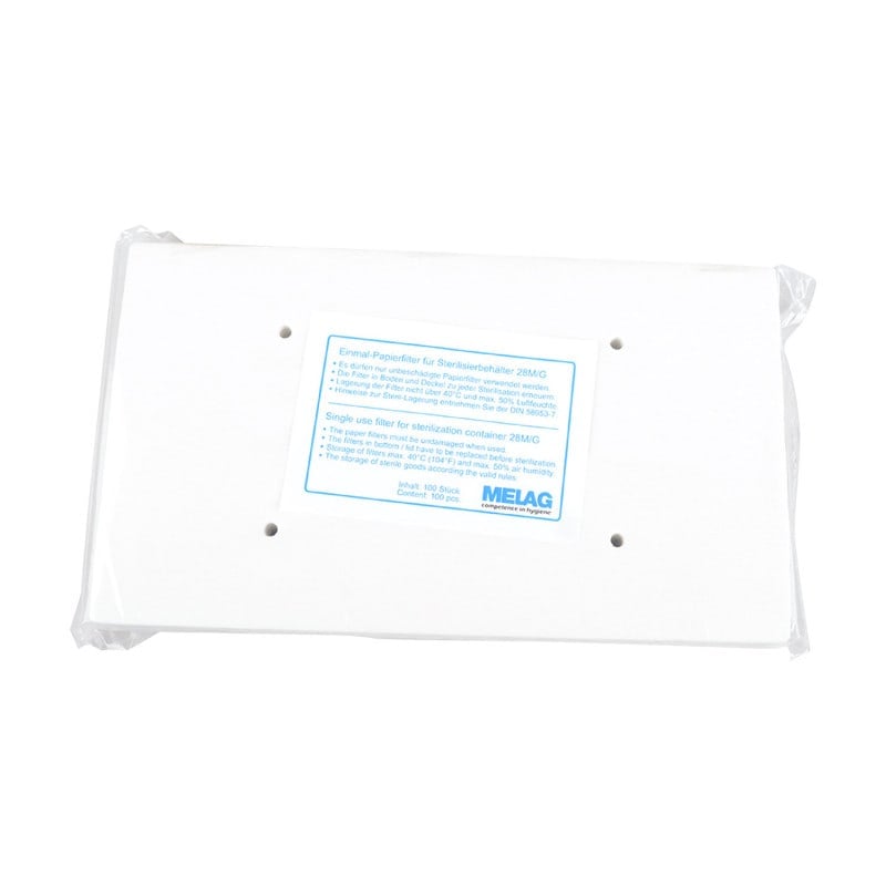 Melag Paper Filters 13.0 x 12.0 cm (for container 17S) Medvana UK