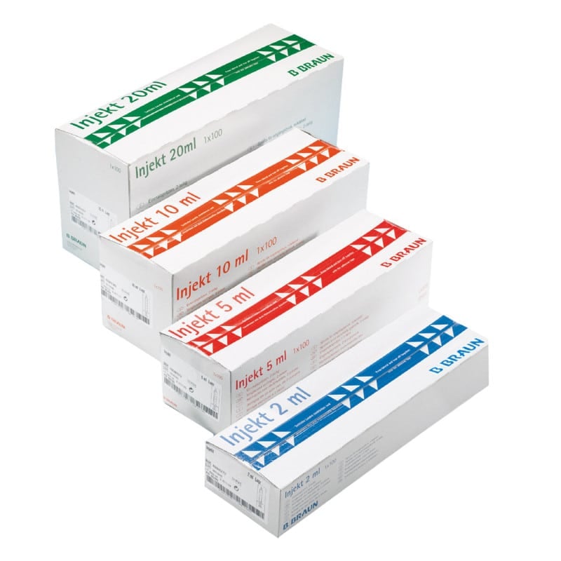 Injekt Disposable Syringes 20 ml (eccentric) Medvana UK