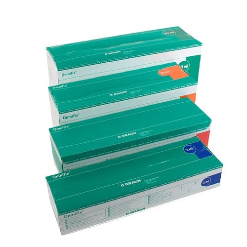 Omnifix Disposable Syringes 5 ml, 100 pieces Medvana UK