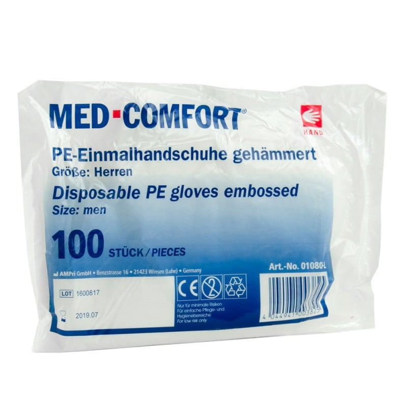 Disposable Polyethylene Gloves für Herren Medvana UK
