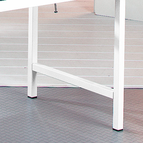 AGA Exam Table lacquered pure white | blue
