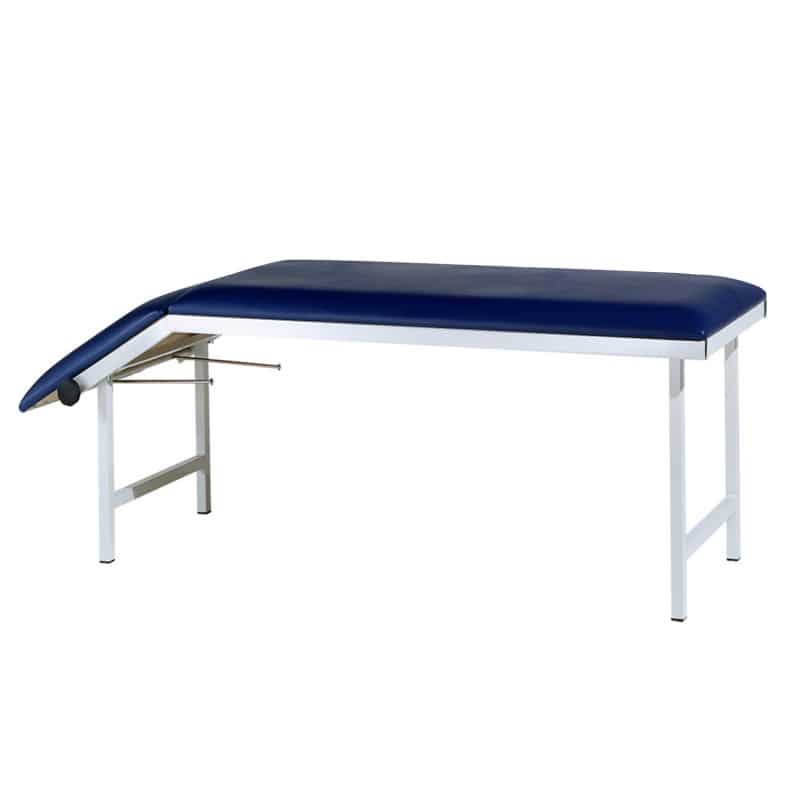 Versatile Exam Table chrome plated steel | light blue Medvana UK