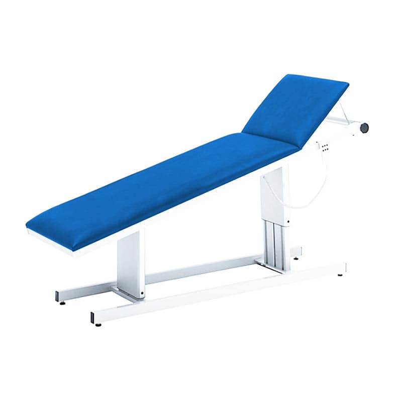 DUO-LIFT Exam Table pure white | magenta Medvana UK
