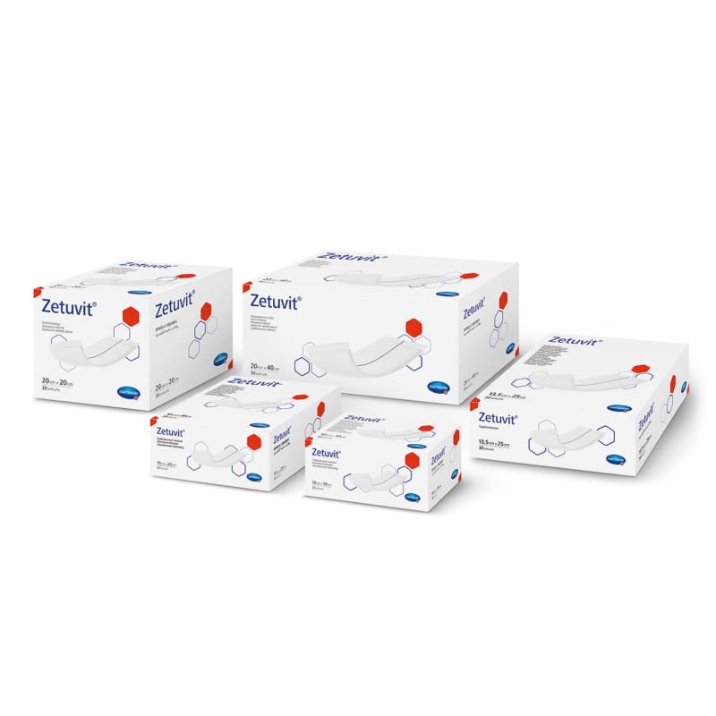 Zetuvit Non-Sterile Absorbent Compresses 20 x 20 cm Medvana UK