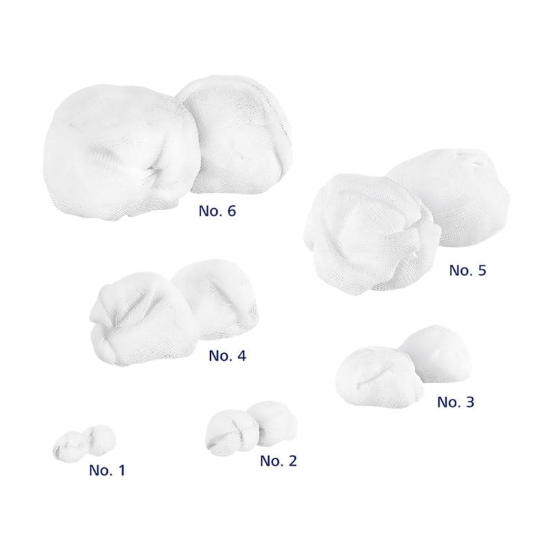 Pagasling Swabs, Non-sterile Size 1 (hazelnut-sized), 1000 pcs Medvana UK