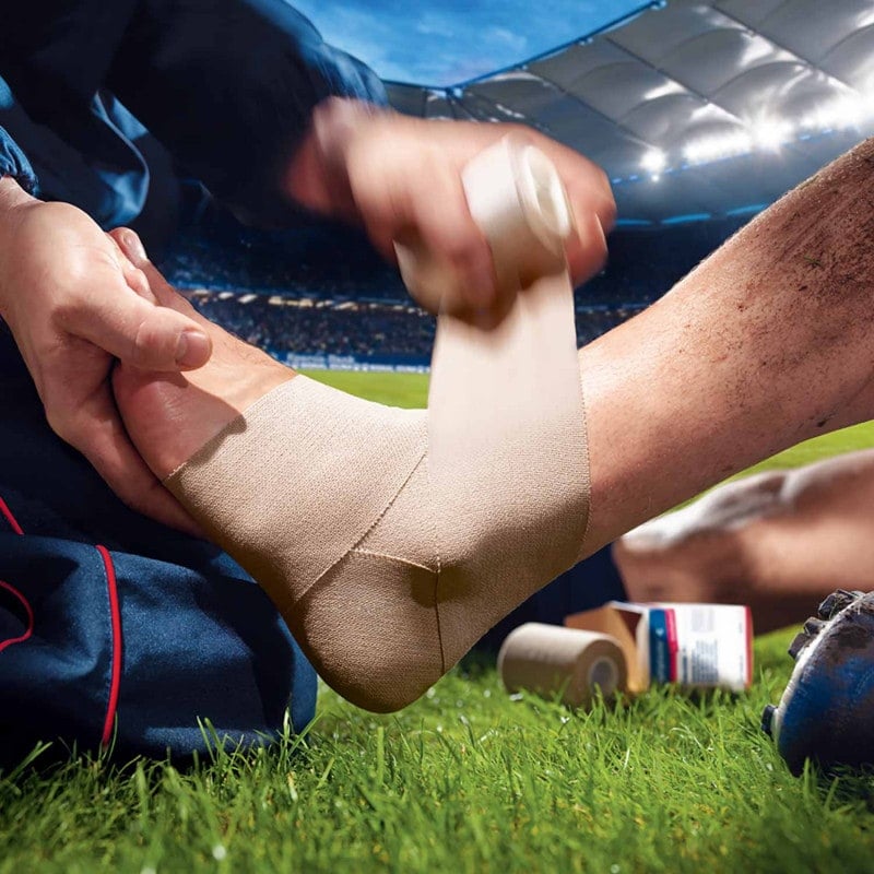 Optiplaste-C Elastic Adhesive Bandage 8 cm Medvana UK