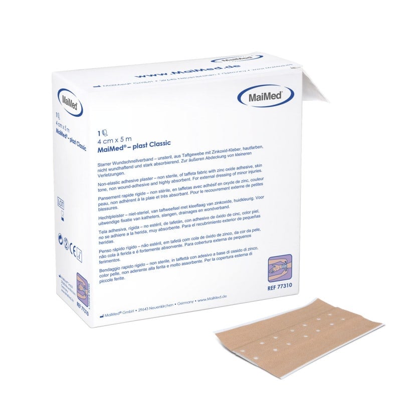 MaiMed-plast Classic Adhesive Plaster Roll 8cm Medvana UK