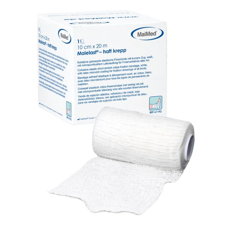 Maielast-haft krepp Conforming Bandage 12 cm Medvana UK