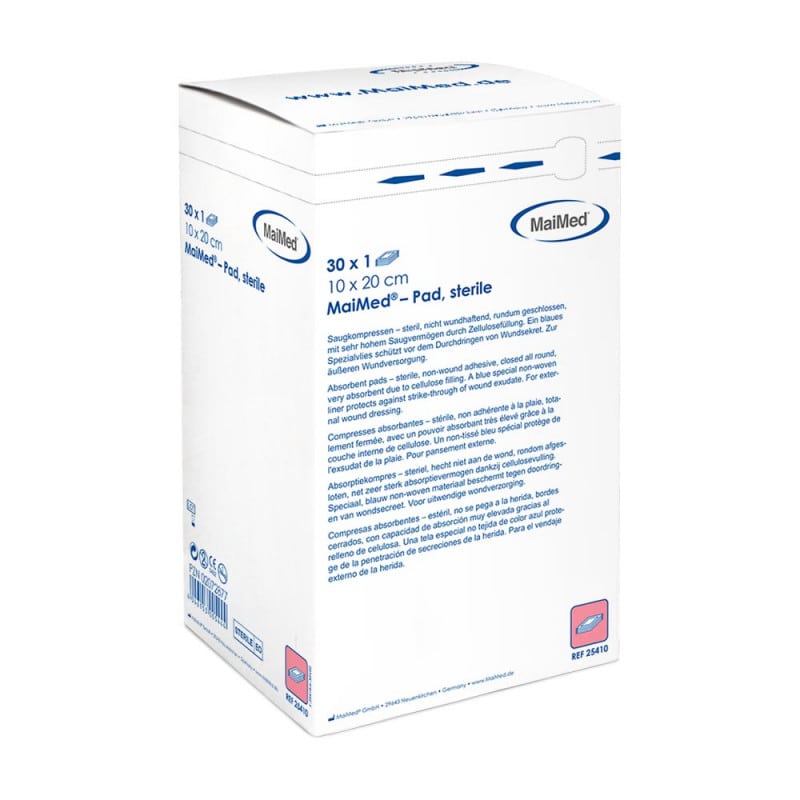 Sterile Absorbent Compresses 10x 10cm