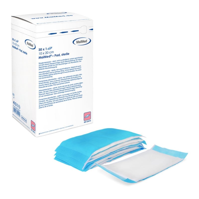 Sterile Absorbent Compresses 10x 20cm