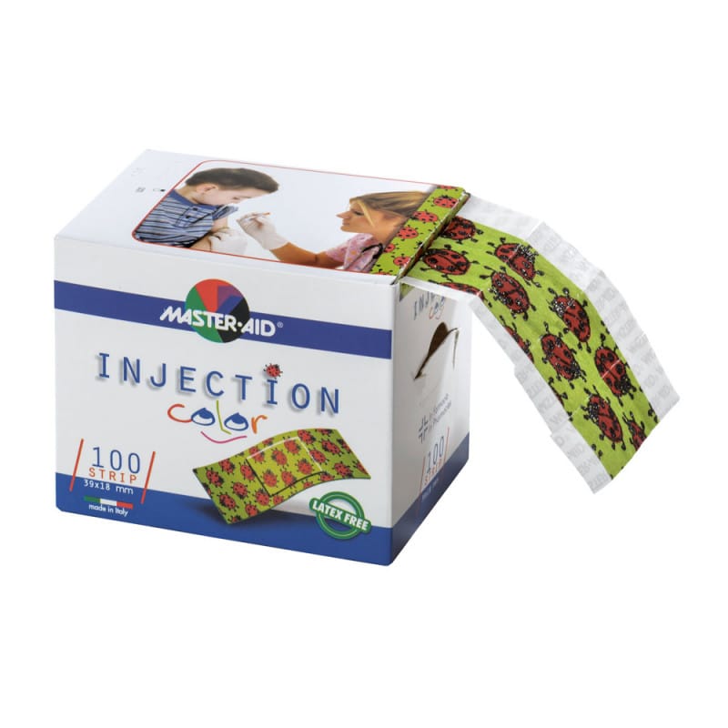 INJECTION color Paediatric Injection Plaster Ladybird Medvana UK