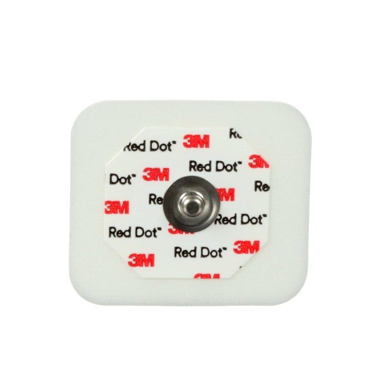 3M Red Dot Universal ECG Electrode with steel button (2560) Medvana UK