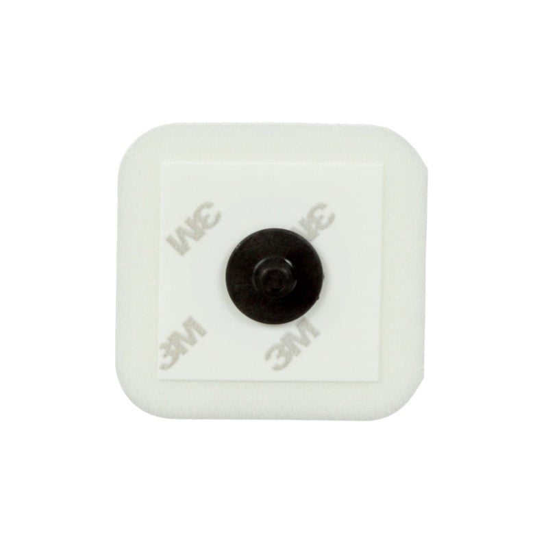 3M Foam ECG Electrodes with stainless steel button, 3.7 x 3.3cm (2228) Medvana UK
