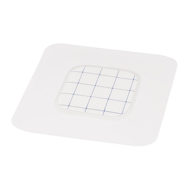 HydroTac transparent comfort, Gel Dressing with Adhesive Edge 8 cm x 8 cm Medvana UK