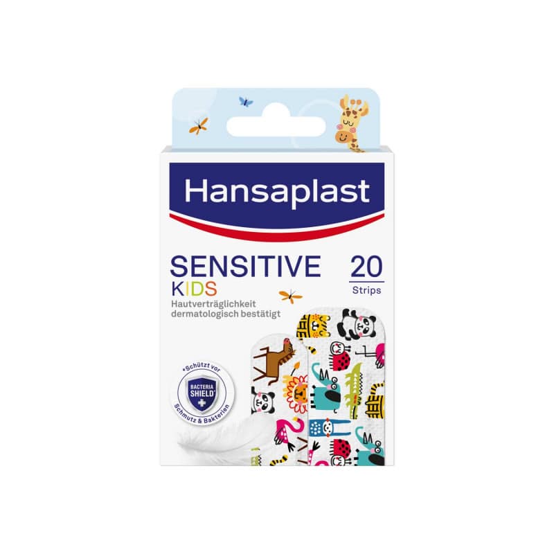 Hansaplast Sensitive Kid's Plaster Strips, 20 PCS Medvana UK