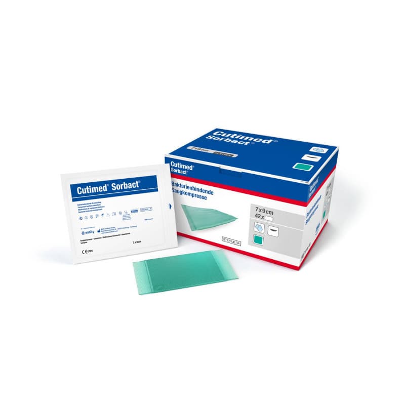 Cutimed® Sorbact® Absorbent Pad 7 cm x 9 cm (6 PCS) Medvana UK