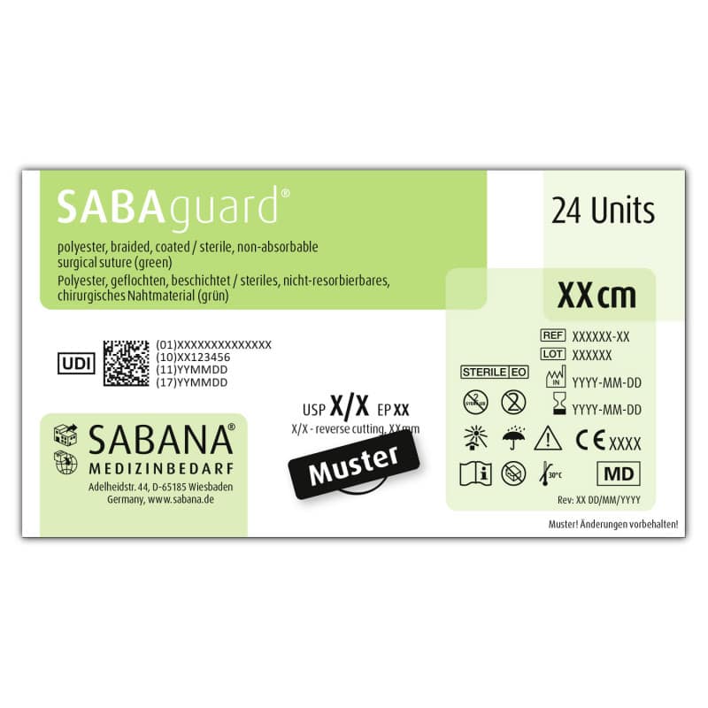 SABAguard® USP 4-0 EP 1.5 HS-18-45 Medvana UK