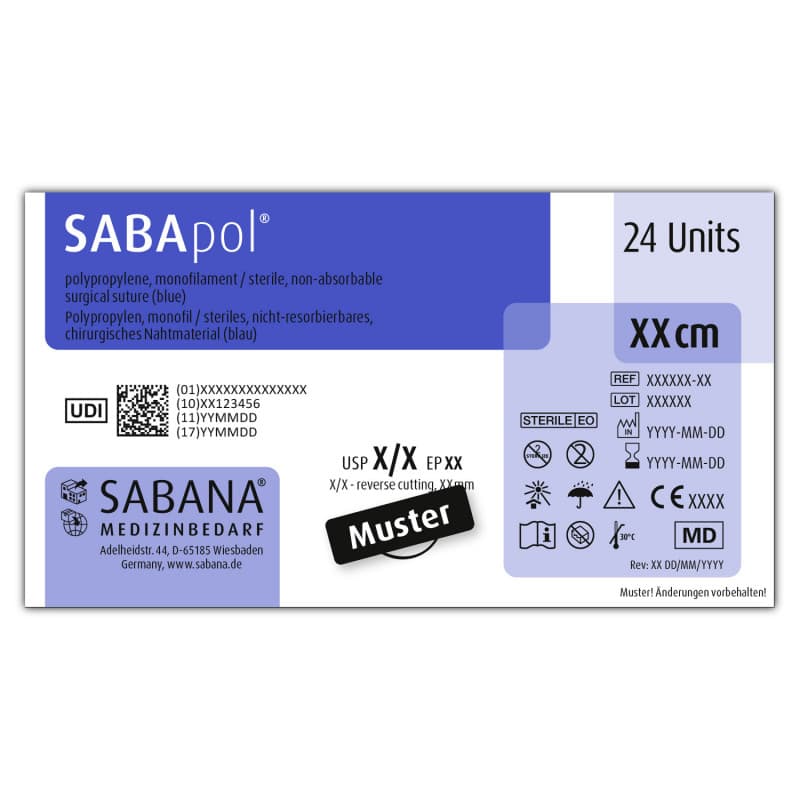 SABApol® USP 5-0 EP 1 DS-13-45 Medvana UK