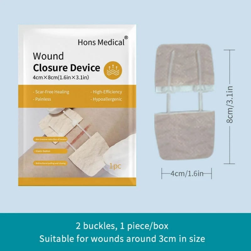Zip Wound Closure Device G2 8 x 15 cm Medvana UK