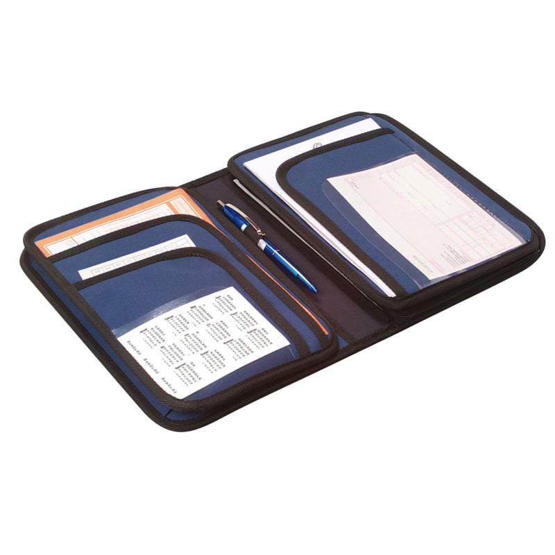 Expanding Folder with 9 Compartments blue Medvana UK