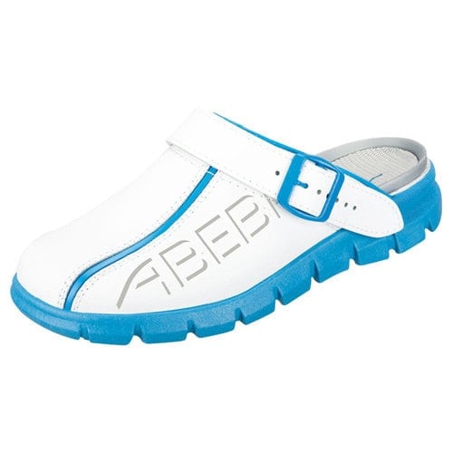 Leather Clogs «dynamic» grey | 39 Medvana UK