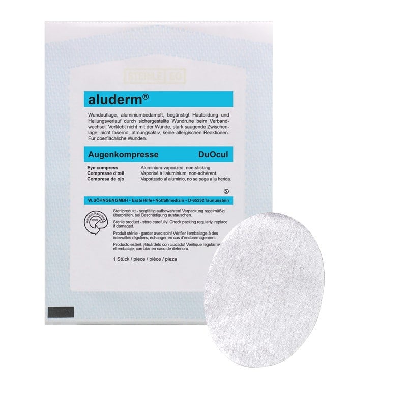 Aluderm DuOcul Eye Compress Medvana UK