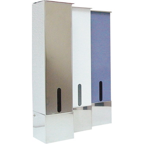 Designer Cup Dispenser metal, blue Medvana UK