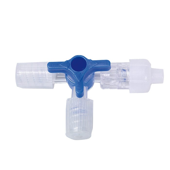 3-Way Stopcock blue Medvana UK