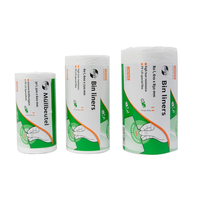 30 Litre Rubbish Bags white (50 x 60 cm) Medvana UK