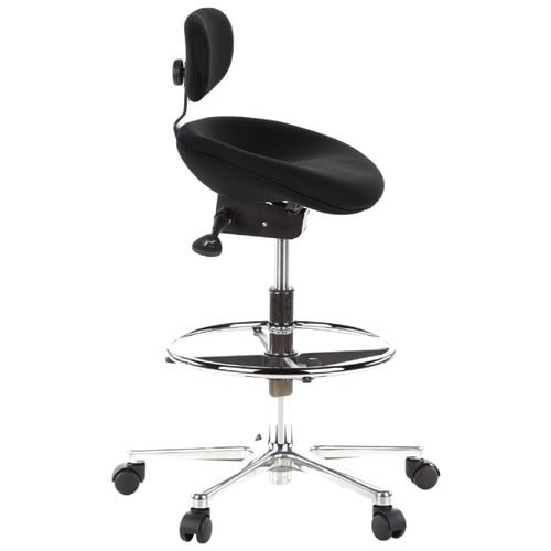 Ergonomic Swivel Stool black
