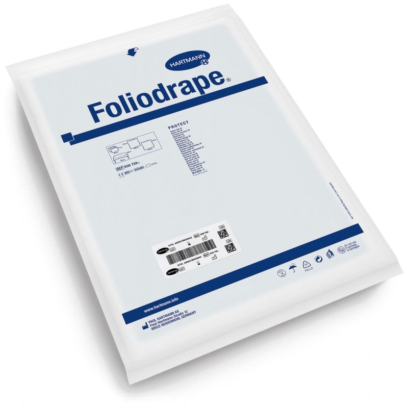 Foliodrape Protect Surgical Drapes, Self-Adhesive 75 x 75cm (45 drapes) Medvana UK