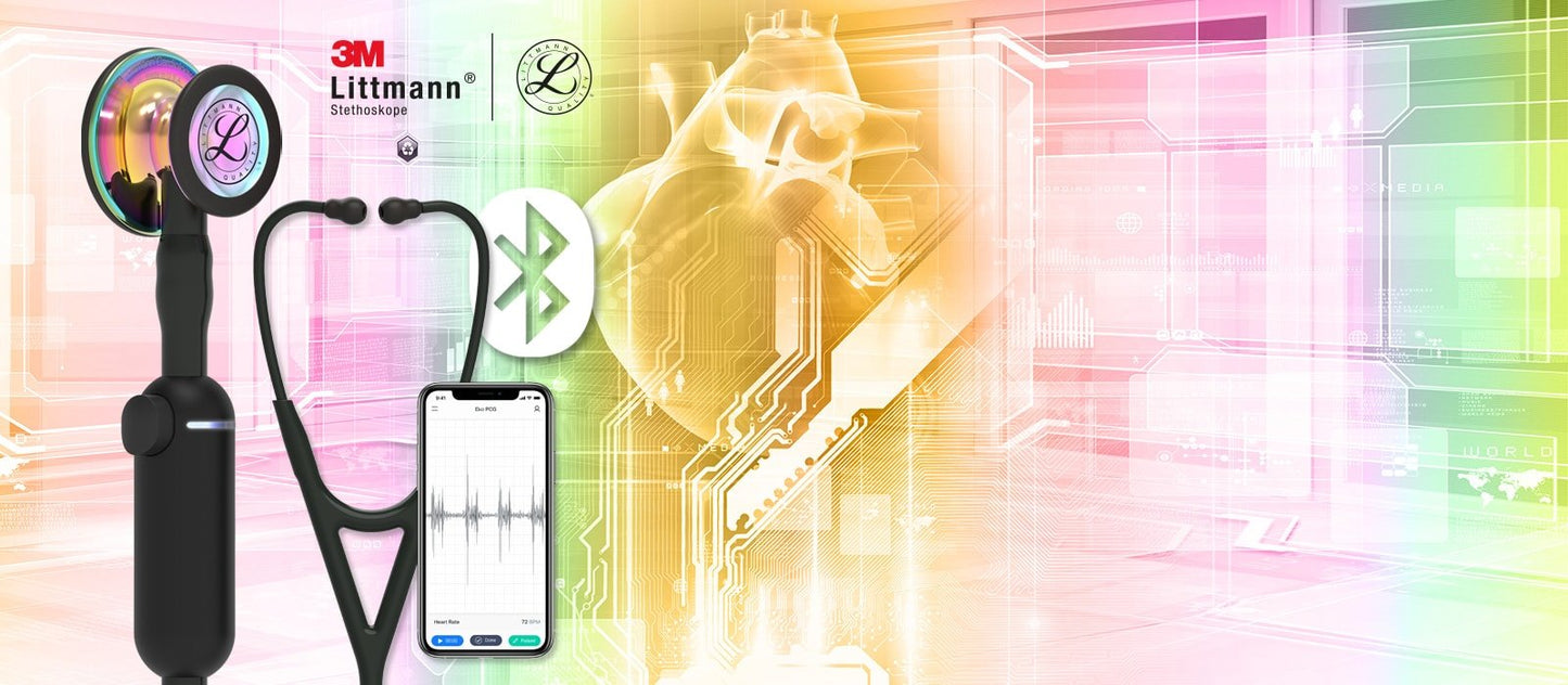 Littmann CORE Digital Stethoscope Rainbow-Edition Medvana UK