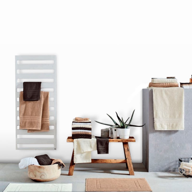Sauna Towel «Lünten» anthracite grey Medvana UK
