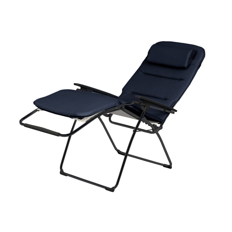 Reclining Lounge Chair grey Medvana UK