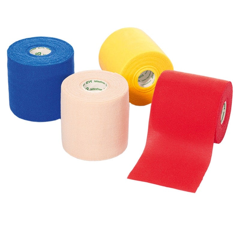 Haftelast latex-free Cohesive Bandage red | 6cm Medvana UK