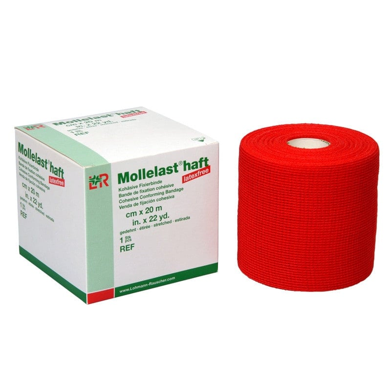 Mollelast haft color, latex-free red | 8 cm Medvana UK