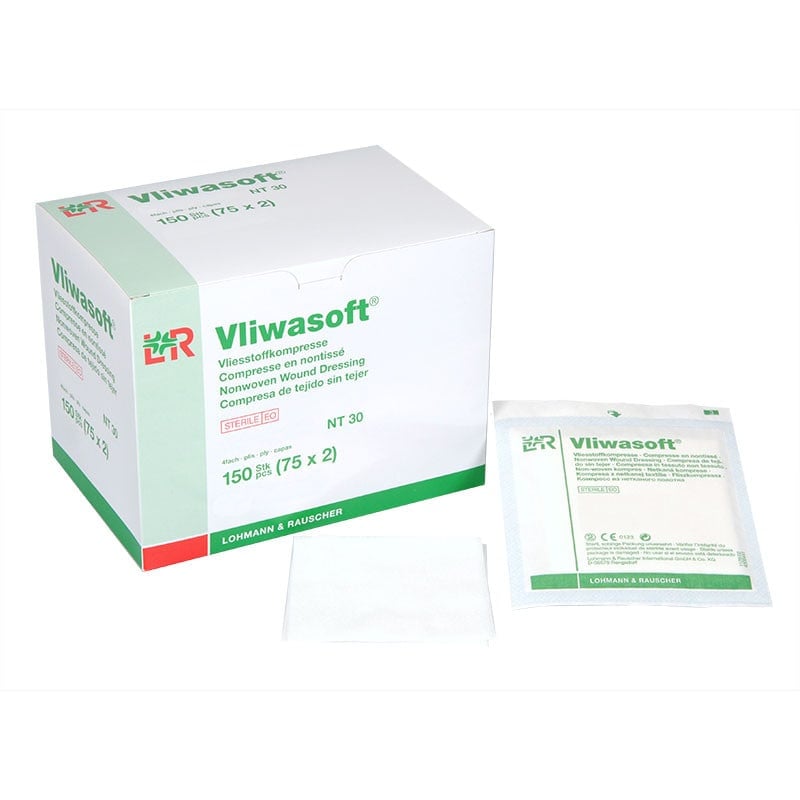 Vliwasoft Sterile 4-ply | 5 x 5 cm Medvana UK