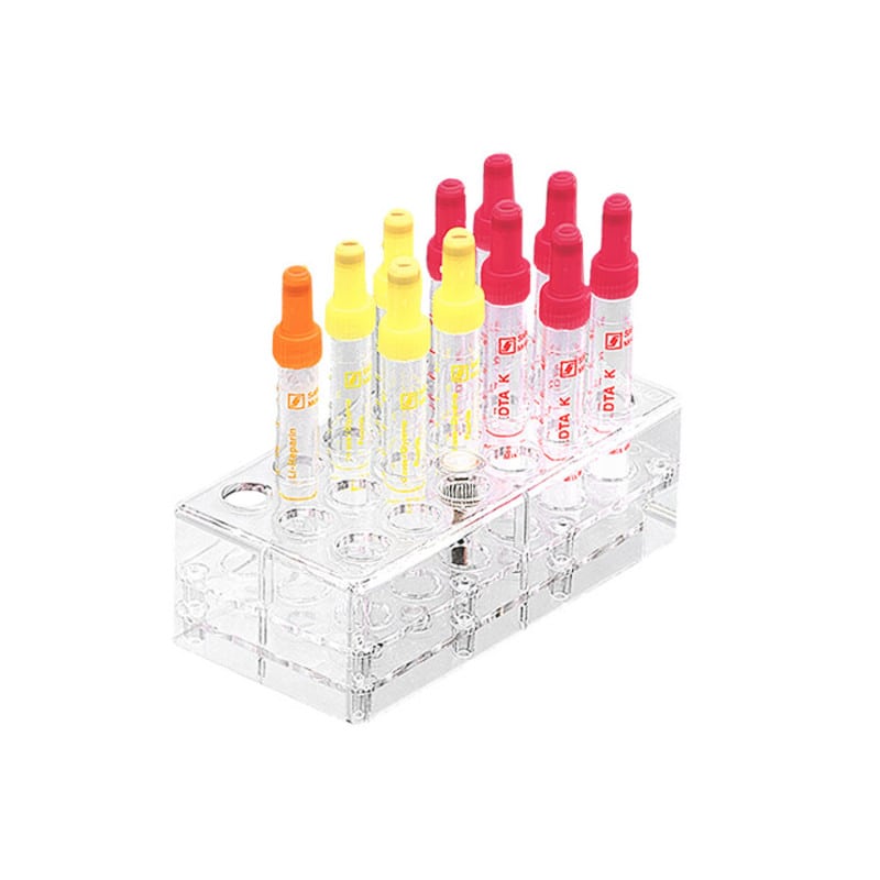 Monovette Rack 18 Monovettes (13.7 x 7. x 4 cm) Medvana UK
