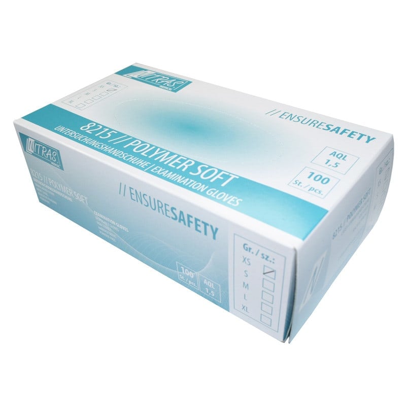 NITRAS Polymer Soft Latex Gloves XS Medvana UK