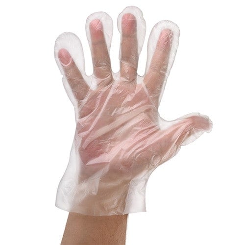 Disposable PE Gloves men Medvana UK